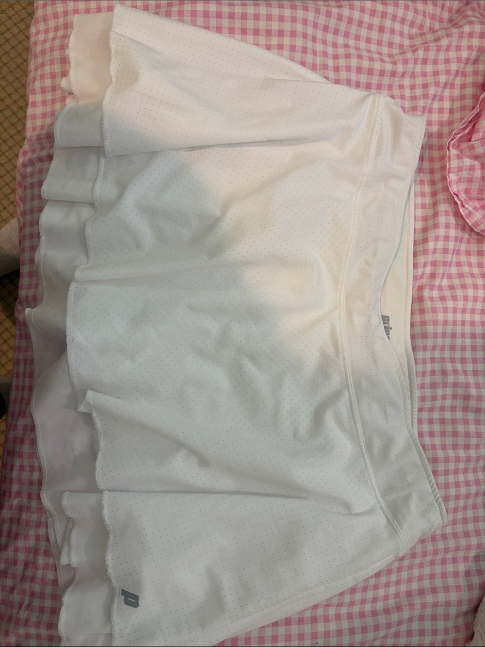 Prince White Pleated Tennis Skirt